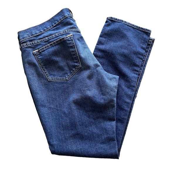 Old Navy the Diva Lowest Rise Skinny Stretch Size 14 Long Blue Denim Jeans - Picture 2 of 7